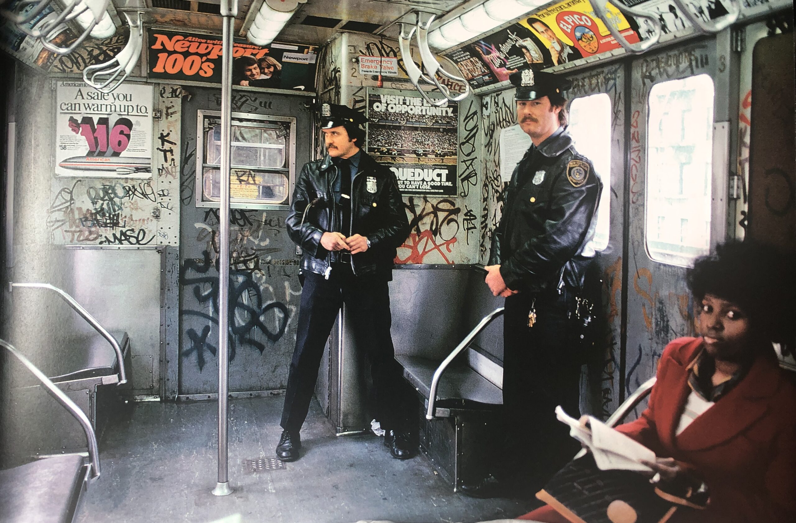 Martha Cooper, Vue du métro new-yorkais, 1981.