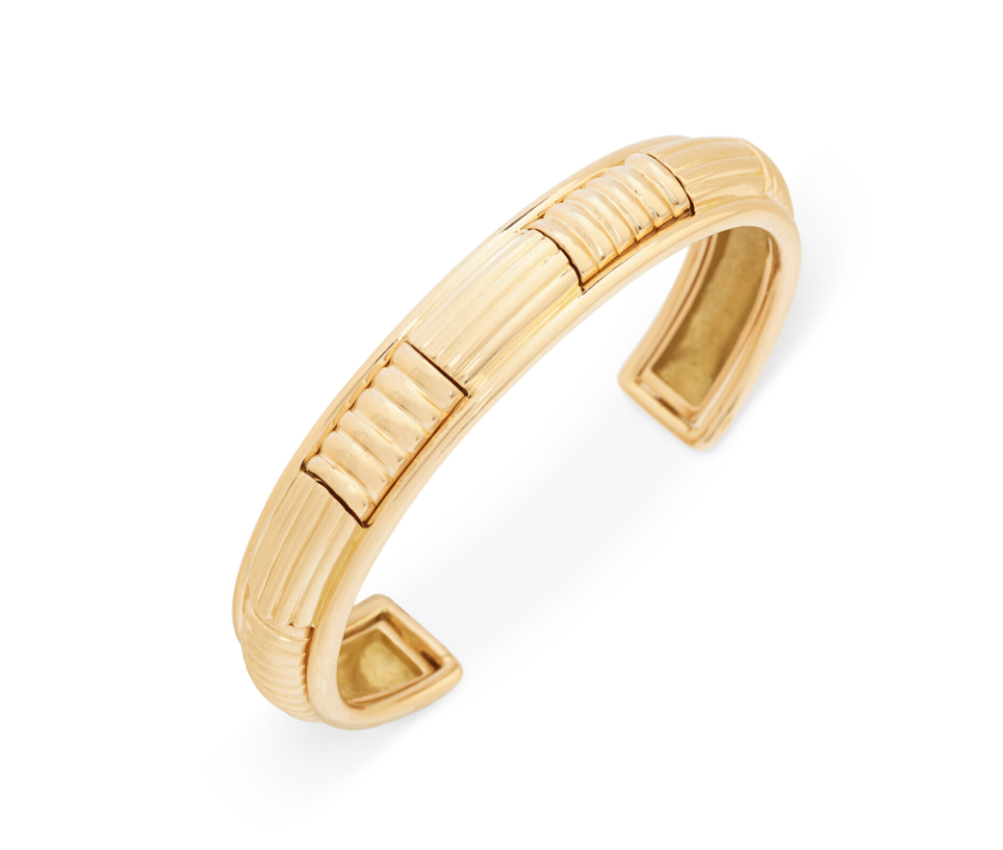 Boucheron Jonc Les Pluriels 1980s-1990s yellow gold Paris Jewellery Sale Christie's, 9-21 June 2023. lot 191.